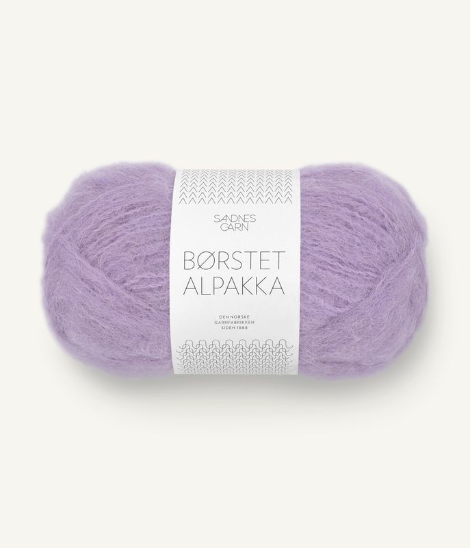Børstet Alpakka 5043 Violet Whisper